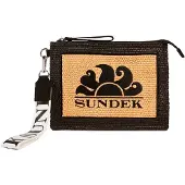 Sundek Raffia With Embroidered Logo Väska