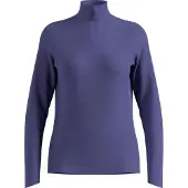 Odlo - Fleece dam - Mid Layer Half Zip Essential Ceramiwarm W Skipper Blue för UnisexUll - Storlek S - Marinblå