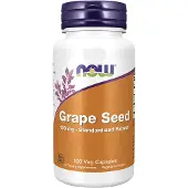 Now , Grape Seed, Standardized Extract, 100 mg, 100 Veg Capsules