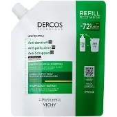 VICHY Dercos Technique Anti-Dandruff Refill Schampo Dry 390 ml
