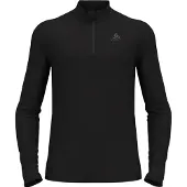Odlo - Underställ - BL Top Turtle Neck LS Half Zip Merino 260 M Black för UnisexUll - Storlek L - Svart