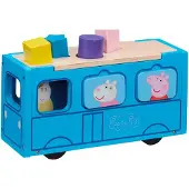 Bandai Peppa Gris Träbuss