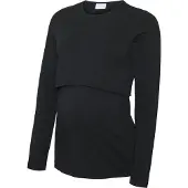 Mamalicious T-shirt 'MLKERRIE JUNE' svart