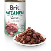 Brit Paté För Vuxna Hundar Med Hjortkött Våtfoder 6x400g