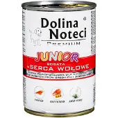 Dolina Noteci Premium Junior rik på nötköttshjärta 400 g