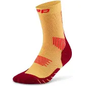 Cep Core Run Socks Mid Cut 5.0, löparstrumpor, dam, gul