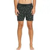 Volcom Lido Print Trunk 16 Boardshorts stealth, S