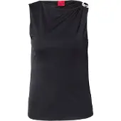 HUGO Sleeveless top with logo buckle detail