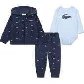 Lacoste Kids Print Fleece Långärmad Uppsättning