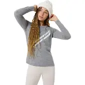 Super.natural Kryssede Ski T-shirt Med Lång ärm