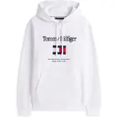 Tommy Hilfiger Logo Embroidery Fleece Hoody