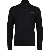 Mons Royale Cascade Merino Base Layer 1/4 Zip, Underställströja, Herr, Svart