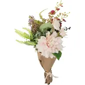 Bloomingville Splendor bukett, rosa, konstgjorda blommor