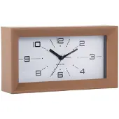 Karlsson väckarklocka Lujo Rectangle mocha brown KA6066BR