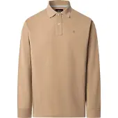 Hackett London för män. HM5500022 Slim Fit polotröja beige (M), Casual, Bomull, Lång ärm