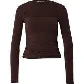 Abercrombie & Fitch T-shirt mörkbrun