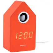 Karlsson väckarklocka Cuckoo LED bright orange KA6070OR