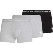 Karl Lagerfeld Boxershorts ljusgrå / vit