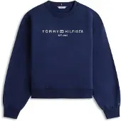 Tommy Hilfiger Logo Relaxed Fleece Sweatshirt