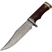 FH Knives Damascus Bowie