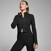 MP Women's Tempo Cropped Jacket – Black - L