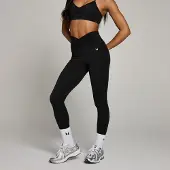 MP Women's Tempo Ruched Front Leggings – Black - M