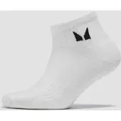 MP Unisex Ankle Socks (1 Pack) - White - UK 6-8