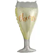 Barlife Ballong "Champagneglas" 39,7 X 84 Cm