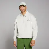 MP Men's Lifestyle Collared 1/4 Zip – Grey Marl - XXXL