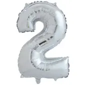 Barlife Ballong Nummer "2" 65 Cm.