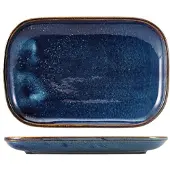 Genware Terra Aqua Blå Rektangulär Tallrik 29 x 19,5 Cm