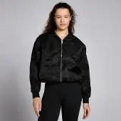 MP Women's Lifestyle Nylon Bomber Jacket – Black - XL