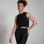 MP Women's Training Cropped Vest – Black - L