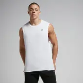 MP Men's Rest Day Drop Armhole Tank Top – White - S