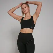 MP Myprotein Women's Shape Seamless Cross Strap Sports Bra & Leggings Bundle - Black - S - M
