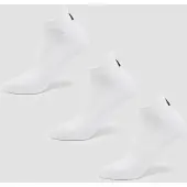 MP Unisex Trainer Socks (3-pack) - Vit - UK 2-5