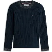 Tommy Hilfiger Tröja marinblå / silver