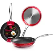 Jamon IBILI - Stekpanna Red Rock, 20 cm, Aluminium, Quantanium non-stick, Induktionskompatibel
