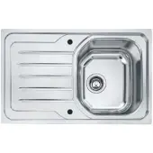 Mepamsa Cuadro 79.50 Inox Vask Med Avrinningsyta