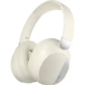 Logilink BT0071C Over Ear hörlurar Bluetooth Creme Brusreducering Headset Telefon