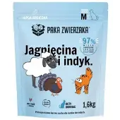 Paka Zwierzaka Torrfoder Lamm och kalkon för katt M 1,6 kg