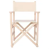 Wellhome Regissörsstol I Färdig Bok Utan Lack 51.5x46x86 Cm