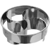 Orion Stålstans för kaiserbröd (form för bulki kajzerki), 10,5 cm
