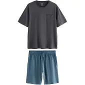 Next Pyjamas kort opal / antracit
