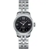 Tissot Le Locle Automatisk Mekanisk Urverk 30m Vattentåligt Armbandsur 25,3 mm Svart Urtavla Rostfritt Stålboett Rostfritt Stålarmband T41.1.183.56 Regular Watch Box,Black Dial
