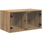 vidaXL Väggskåp Artisan Ek 68 x 37 x 35 cm Konstruerat trä