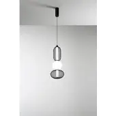 LUCE Design Pendellampa Inkas, Svart, Vardagsrum / matsal, Glas