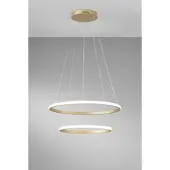 LUCE Design Pendellampa Axis, Mässing / guld, Vardagsrum / matsal, Metall, Modern