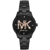 Michael Kors MK6683 Runway Quartz Black Ladies Watch