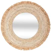 Atmosphera flätat väggspegell 68 cm